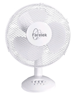 Stolní ventilátor Miami, 3 rychlosti, 90 stupňů rotace, Farelek